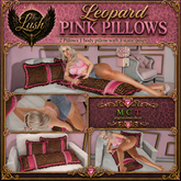 LCS - LEOPARD PINK - 3 PILLOW PACK 3 POSES