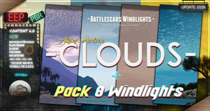 - BATTLESCARS WINDLIGHTS - CLOUDS - ALISIOS: HORIZON 6.0 (EEP / PBR)