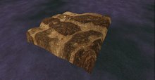 brown brick in sand 11.07.11 stone rock sculpt prim full perms