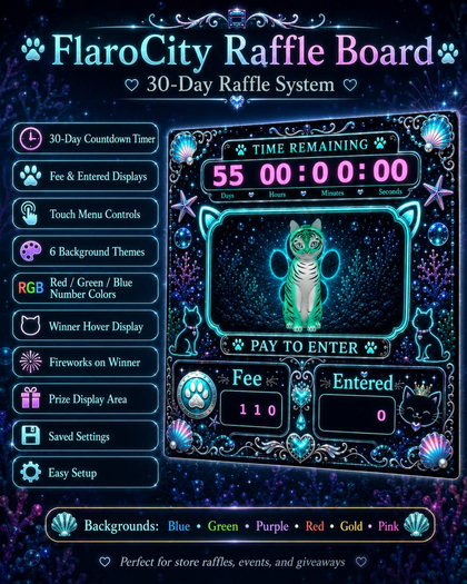 FlaroCity Raffle System Store Edition