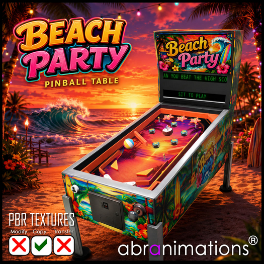 Beach Party Pinball Machine