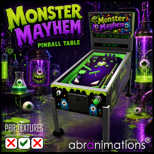 Pinball Machine - Monster Mayhem 