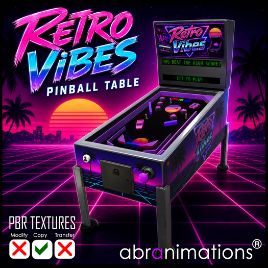 Retro Vibes Pinball Machine