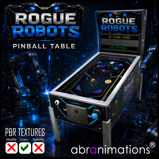 Rogue Robots Pinball Machine