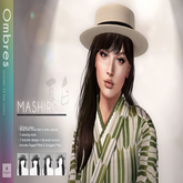 *ARGRACE* Boater Hat #MASHIRO - Ombres