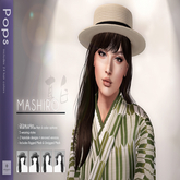 *ARGRACE* Boater Hat #MASHIRO - Pops