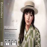 *ARGRACE* Boater Hat #MASHIRO - Blondes