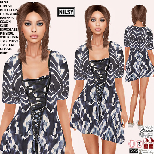 GIFT,BATIK BEACH DRESS,MESH&CLASSIC BODY