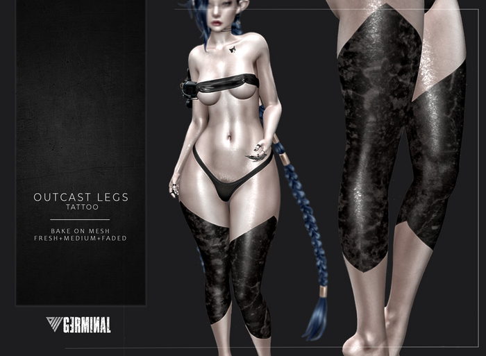 GERMINAL - OUTCAST LEGS tattoo