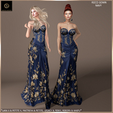 SAS - Ricci Navy Gown 