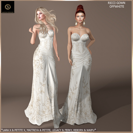 SAS - Ricci OffWhite Gown 
