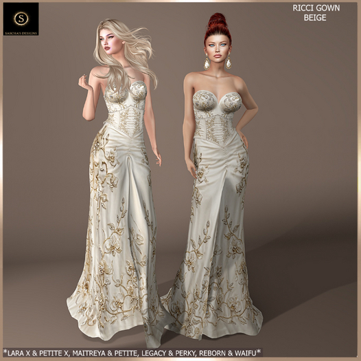 SAS - Ricci Beige Gown 