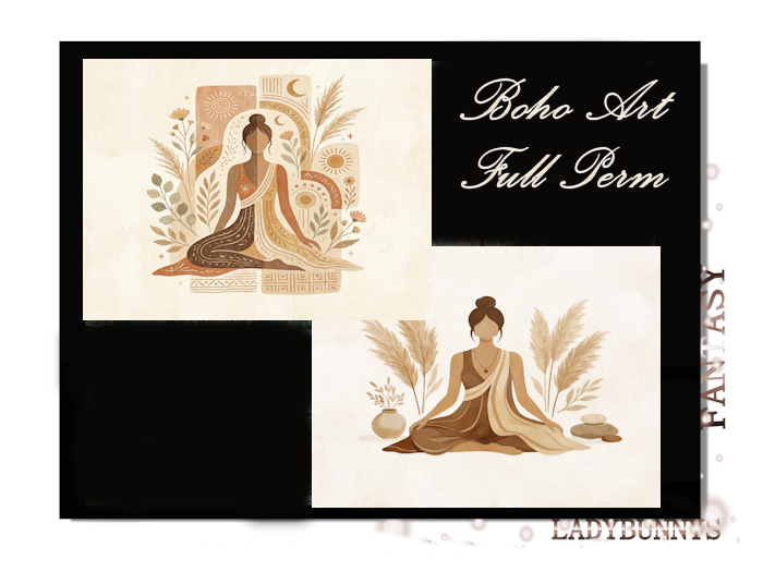 Wall Art-Boho Full Perm Textures