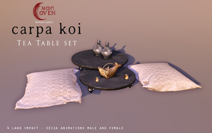 Moon Coven: Carp Koi Tea Table Set