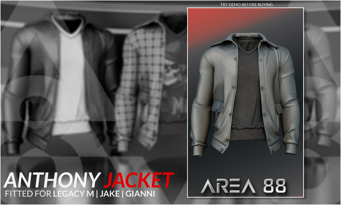 AREA 88 / Anthony Jacket GRAY