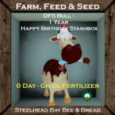 DFS Bull - 1 Year Happy Birthday Stashbox ACTUAL ITEM