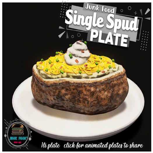 Junk Food - Single Spud Plate