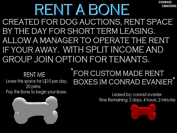 RENT A BONE (NEW VERSION) LEASE SPACE BY THE DAY