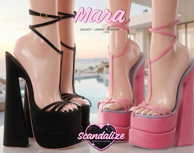 SCANDALIZE MARA HEELS FATPACK