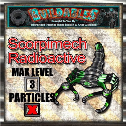 Scorpimech Radioactive (Crate) - Buildables Breedable Robot / Bot