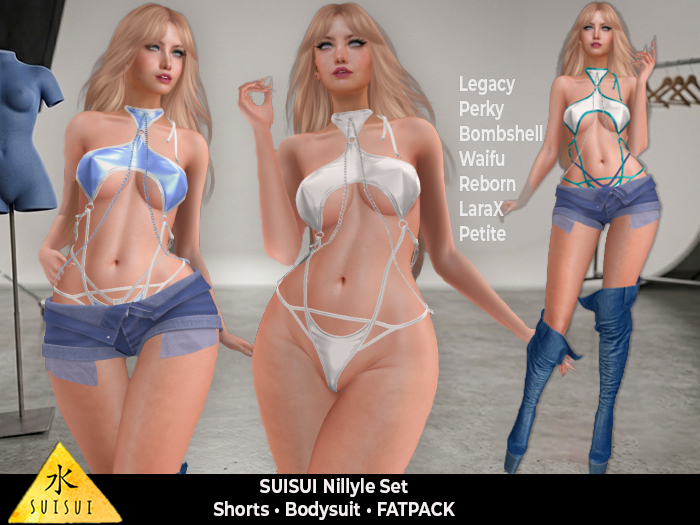 SUISUI Nillyle Set_Short-Bodysuit_FATPACK