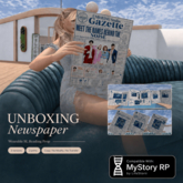 UNBOXING Newspaper – 3 Wearable Reading Props + MyStory RP