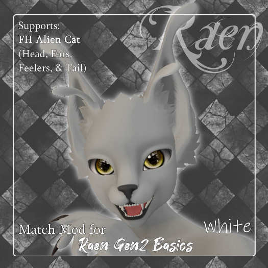 -Match Mod- FH Alien Cat - Basics (White)