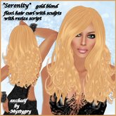 "Serenity" gold blond flexi hair with sculpt resize script long curl