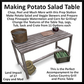 Making Potato Salad Table