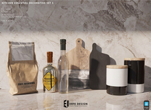 Kitchen Essential Decorative Set -5 4 LI [Erfe Design] PACK