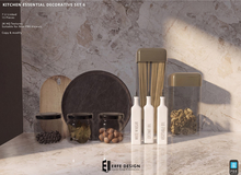 Kitchen Essential Decorative Set -6 6 LI [Erfe Design] PACK
