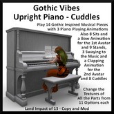 Gothic Vibes Upright Piano - Cuddles