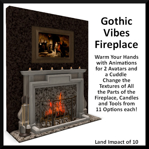 Gothic Vibes Fireplace