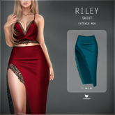 -Pixicat- Riley Skirt (Teal)