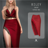-Pixicat- Riley Skirt (Red)