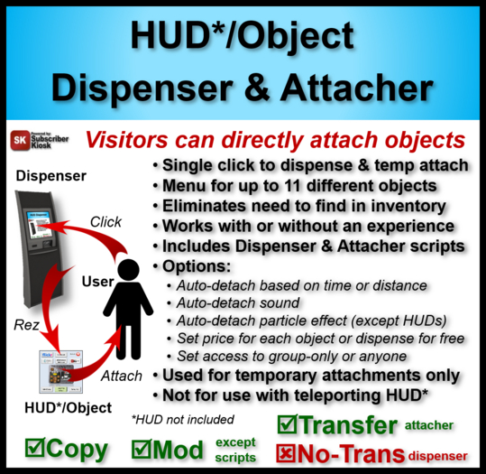HUD/Object Dispenser & Attacher