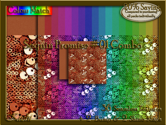 Sequin Promise #01 COMBO Texture Bundle