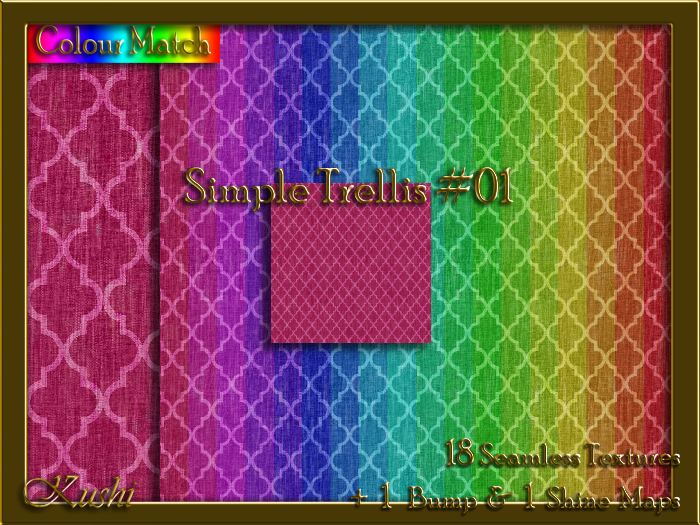 Simple Trellis #01 Texture Pack