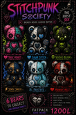Moonforge Designs Stitchpunk Society First 6 Fatpack