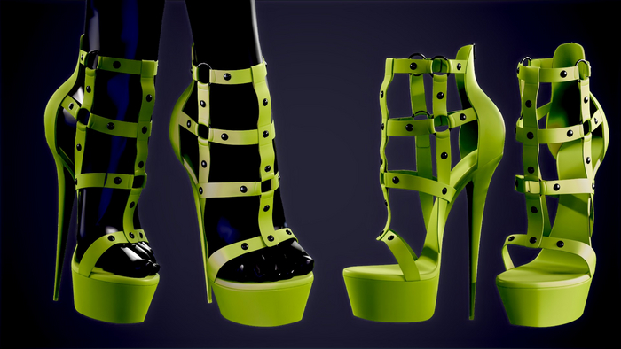 Xclipse Platform Heels Mint