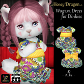 .:.H/D.:. Wagara Dress for Dinkie // Kiku [22DDAD5]