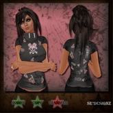 [SE*Designz] Cherry Skull T-Shirt (her)