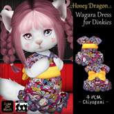 .:.H/D.:. Wagara Dress for Dinkie // Chiyogami [22DDAD3]