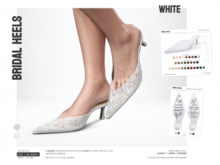 BASHKA - Bridal Heels (White)
