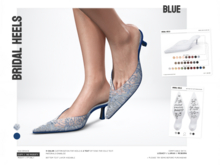 BASHKA - Bridal Heels (Blue)