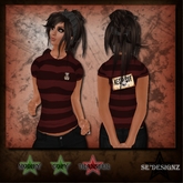 [SE*Designz] Keep Out Shirt (her)