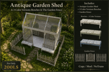 Clustered. Antique Garden.