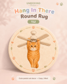 UNBOXING Studios Hang In There Round Rug