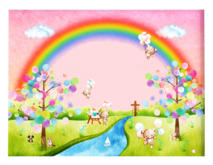 Tams - Kids Room Wall Decor - Over the Rainbow