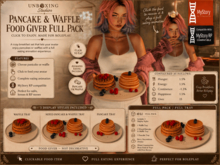 Unboxing Pancake & Waffle Breakfast Tray Full Pack – MyStory RP Food Givers